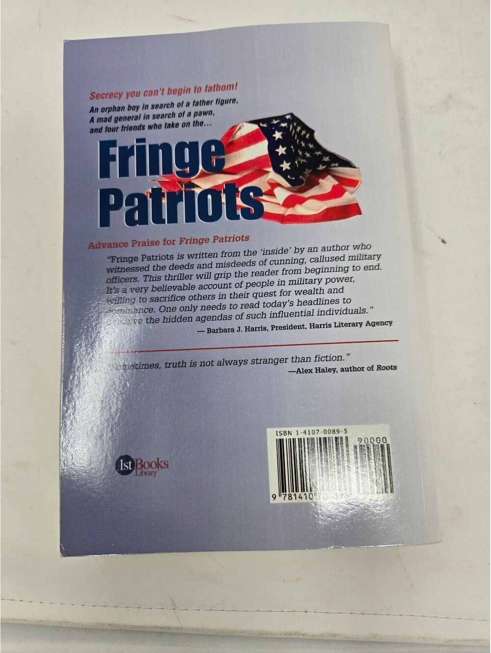 Fringe Patriots by Carl R. Smith Signed Copy - Picture 2 of 5